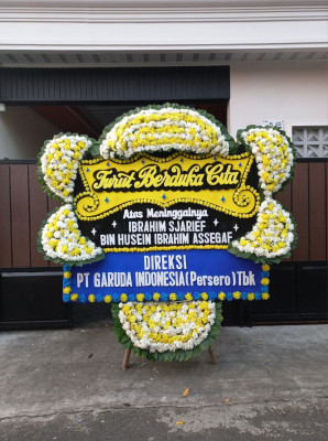 Papan Bunga Duka di Gianyar